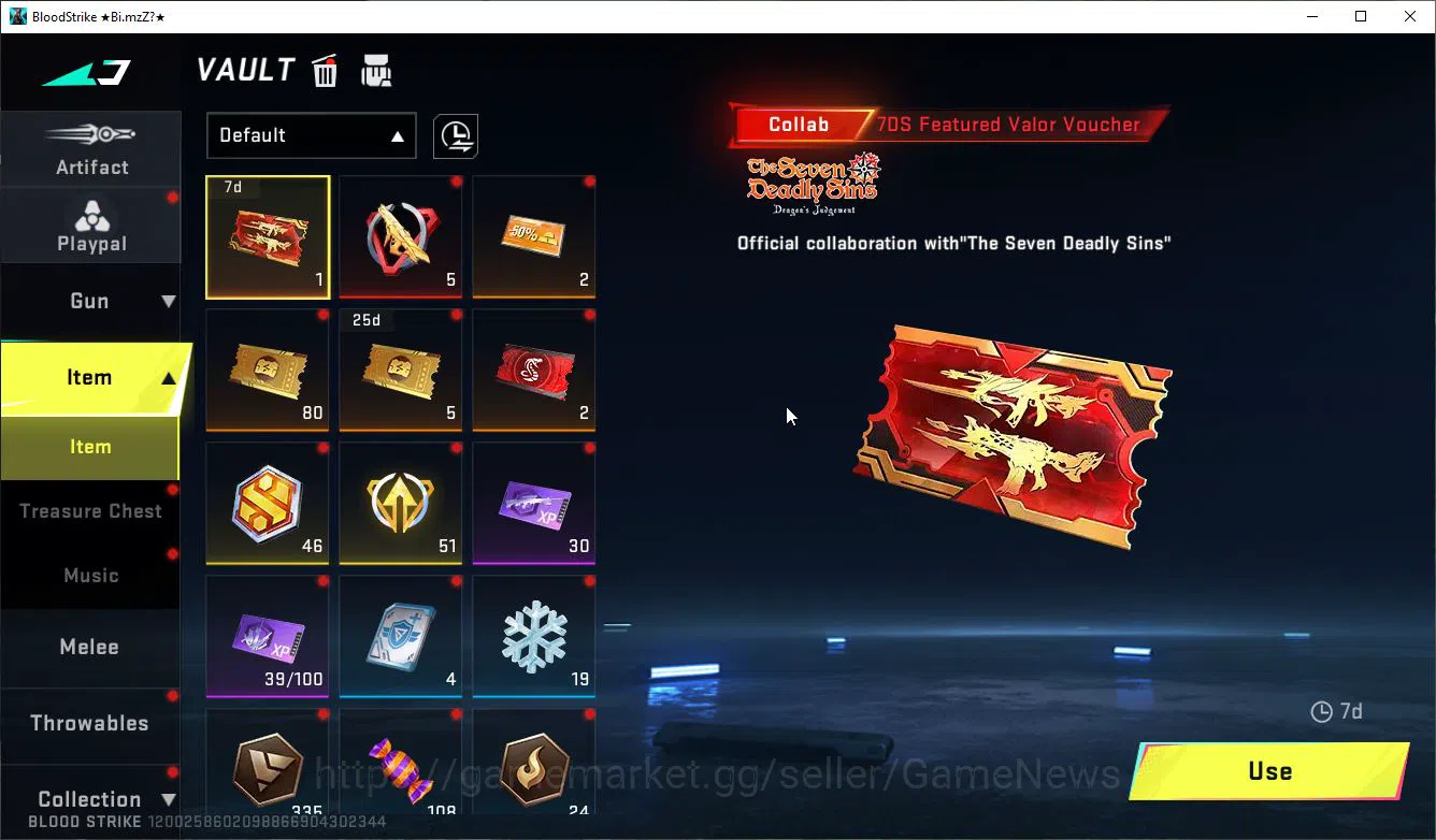 Blood Strike Accounts ASIA|11 ULTRA[Zero-Blood,Emma,M4A1,Origin12,Etc]|C image 6