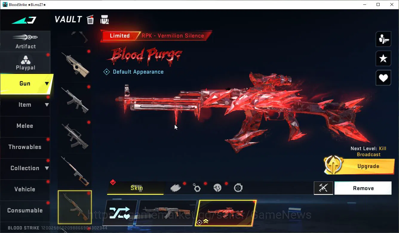 Blood Strike Accounts ASIA|11 ULTRA[Zero-Blood,Emma,M4A1,Origin12,Etc]|C image 7