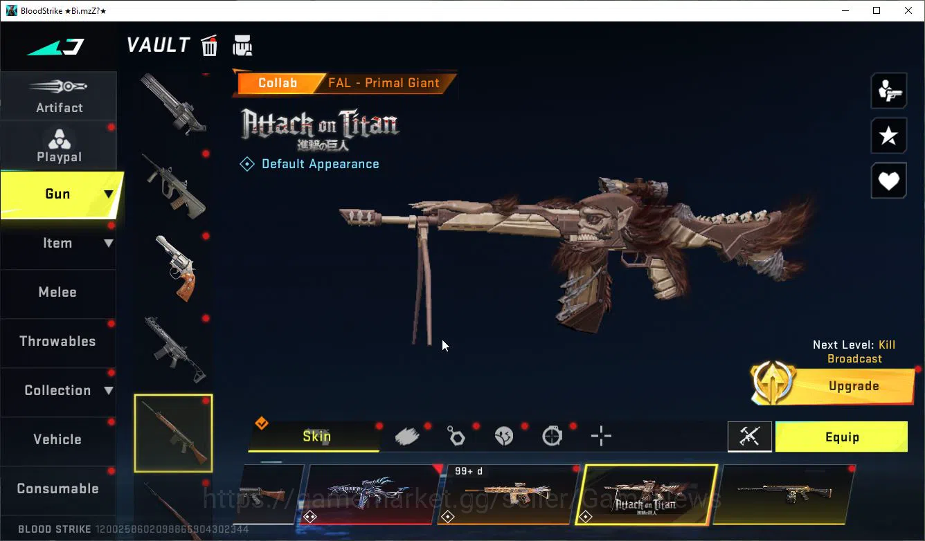 Blood Strike Accounts ASIA|11 ULTRA[Zero-Blood,Emma,M4A1,Origin12,Etc]|C image 8