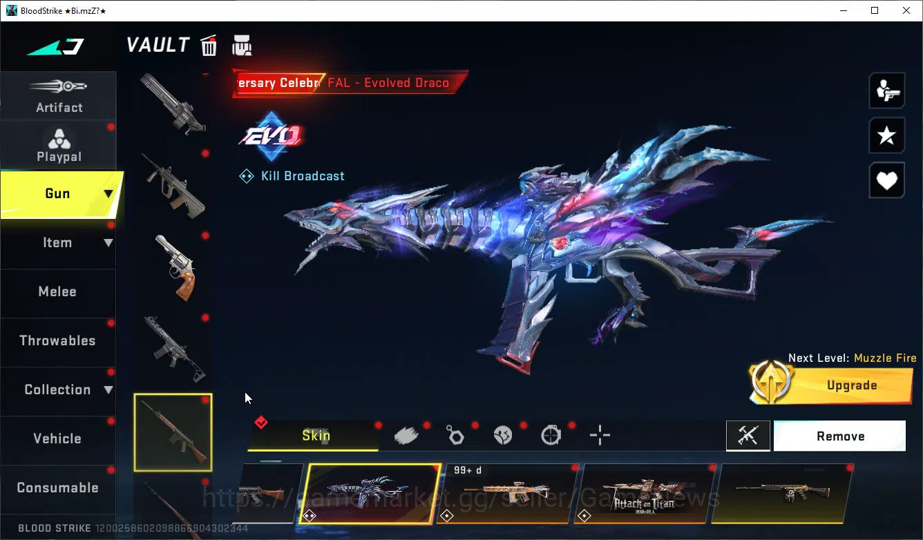 Blood Strike Accounts ASIA|11 ULTRA[Zero-Blood,Emma,M4A1,Origin12,Etc]|C image 9