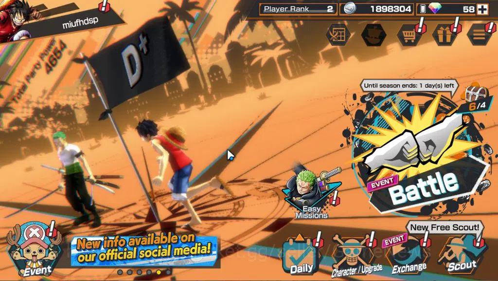 One Piece Bounty Rush Accounts Global|4 EX|BMO KAido,Kaido's Son Yamato,5Elder Nu image 1