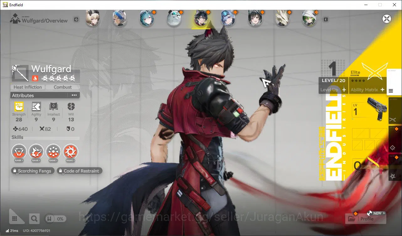 Arknights: Endfield Accounts Asia Lv16|3SSR(Yvonne,Ardelia,Last Rite)+9SR [Perl image 7