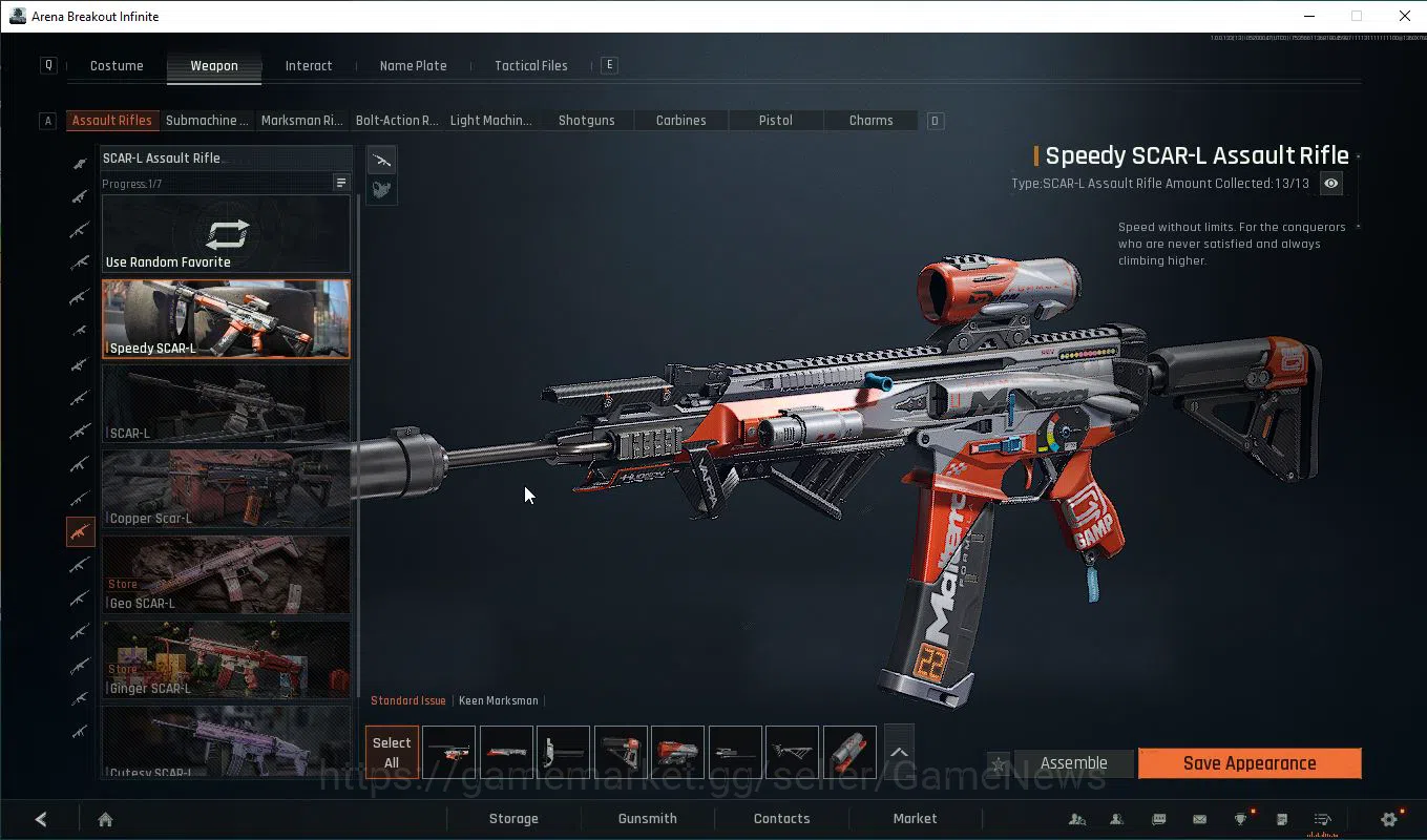 Arena Breakout: Infinite Accounts Global |Lvl 30| SV 156M | CV 143M | Militia Suit | image 13