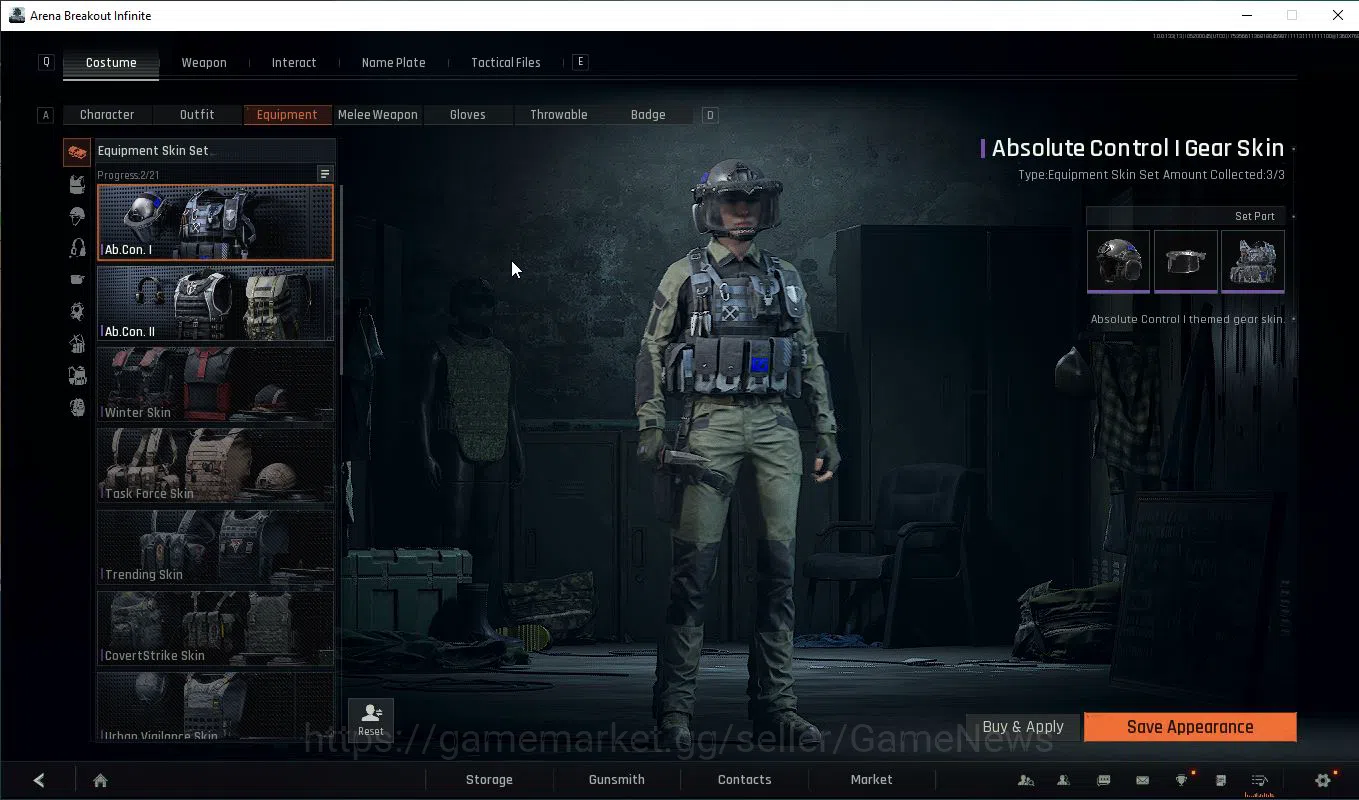 Arena Breakout: Infinite Accounts Global |Lvl 30| SV 156M | CV 143M | Militia Suit | image 5