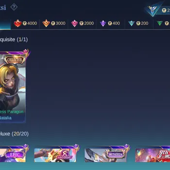 Mobile Legends: Bang Bang Accounts Collector Global|Skin146|Expert|CollectorNatalia,MYTHClint,9thPlace Fanny,Saber