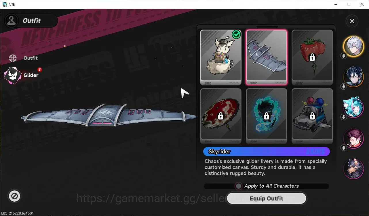 Neverness to Everness Accounts GLOBAL EU|HL 3|1 Limited S-Class(Chaos)|2 Selector image 2