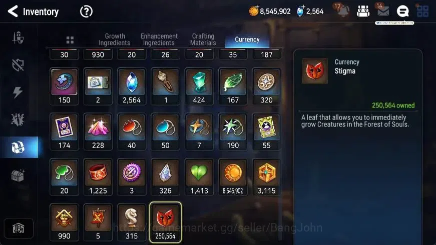Epic Seven Accounts High-End ASIA | 18 ML(Zio,LOTScales,BArunka,FLidica,AVildred,Etc.)|PoH+Bless ON|SS 2.5K|Stigma 250K|Gold 16