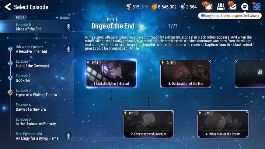 Epic Seven Accounts High-End ASIA | 18 ML(Zio,LOTScales,BArunka,FLidica,AVildred,Etc.)|PoH+Bless ON|SS 2.5K|Stigma 250K|Gold 18