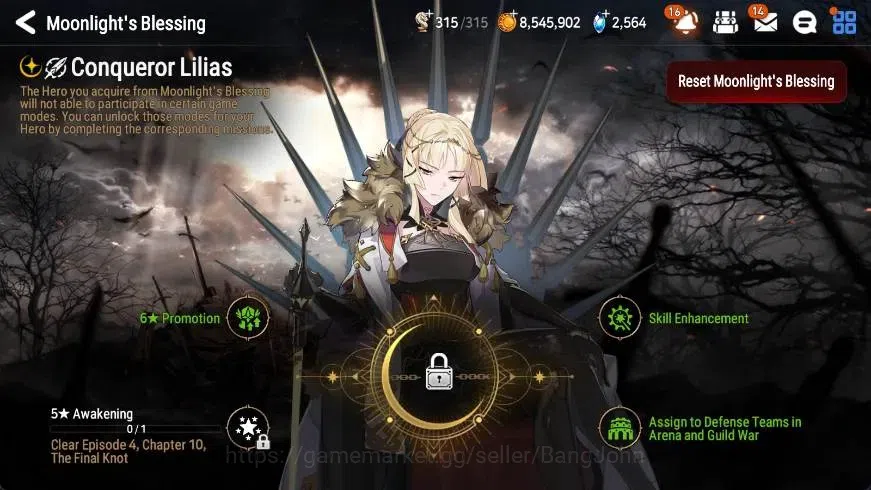 Epic Seven Accounts High-End ASIA | 18 ML(Zio,LOTScales,BArunka,FLidica,AVildred,Etc.)|PoH+Bless ON|SS 2.5K|Stigma 250K|Gold 20