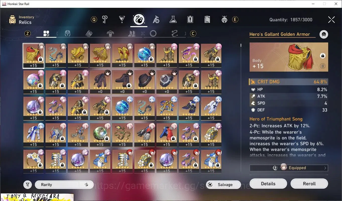 Honkai Star Rail Accounts Others ASIA|36x L80 Characters incl Sparkle, Acheron, Seele, Huohuo, Jing Yuan|TL70|22x L80 11