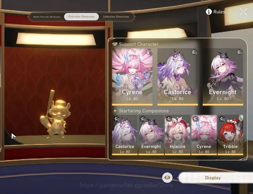 Honkai Star Rail Accounts Others ASIA|36x L80 Characters incl Sparkle, Acheron, Seele, Huohuo, Jing Yuan|TL70|22x L80 17