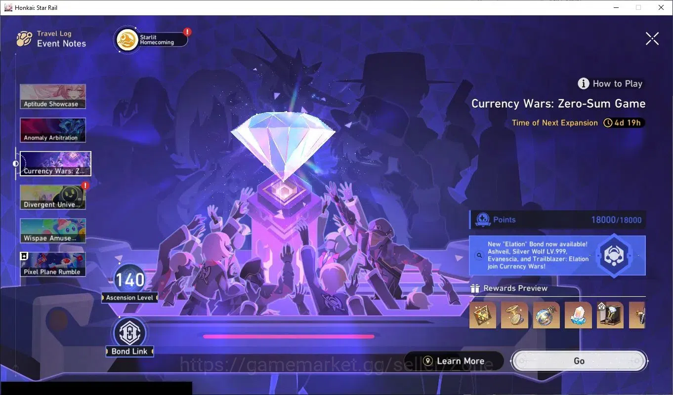Honkai Star Rail Accounts Others ASIA|36x L80 Characters incl Sparkle, Acheron, Seele, Huohuo, Jing Yuan|TL70|22x L80 2