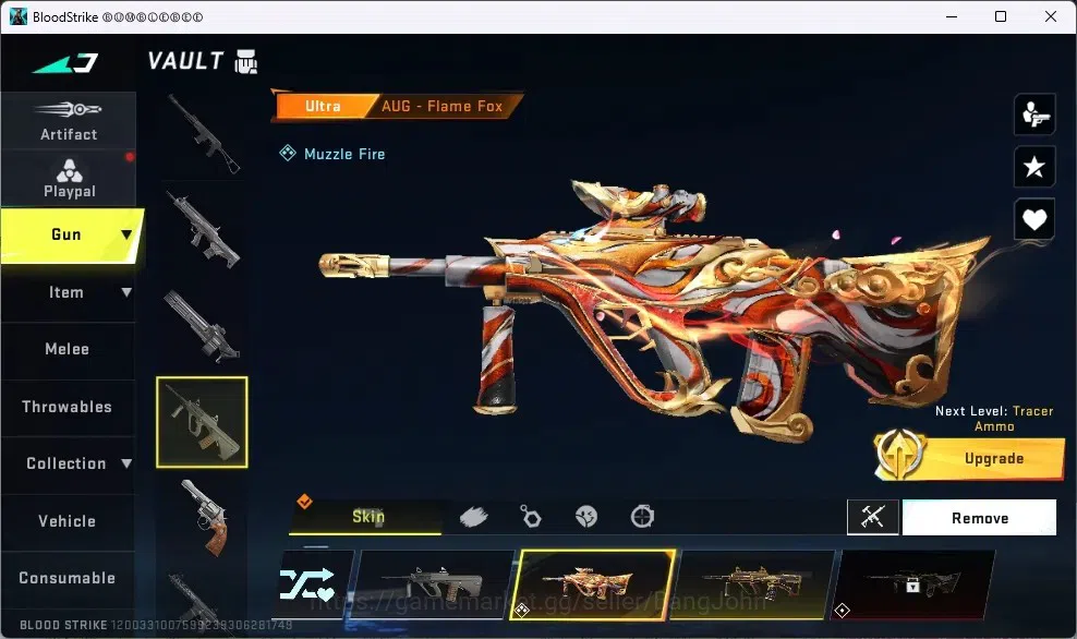 Blood Strike Accounts ASIA | 1 ETERNAL: ZERO-ODASHADOW |Collab Gun 3 7DS image 10