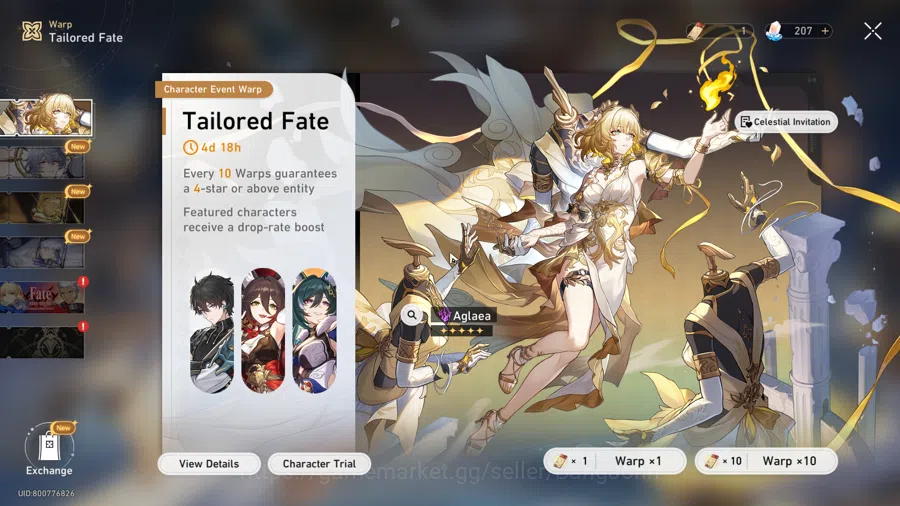 Honkai Star Rail Accounts Others ASIA | TL 67 | CASTORICE E 1 | SEELE E1 | BAILU E2 | CYRENE | FIREFLY | DR RATIO | HIMEKO 13