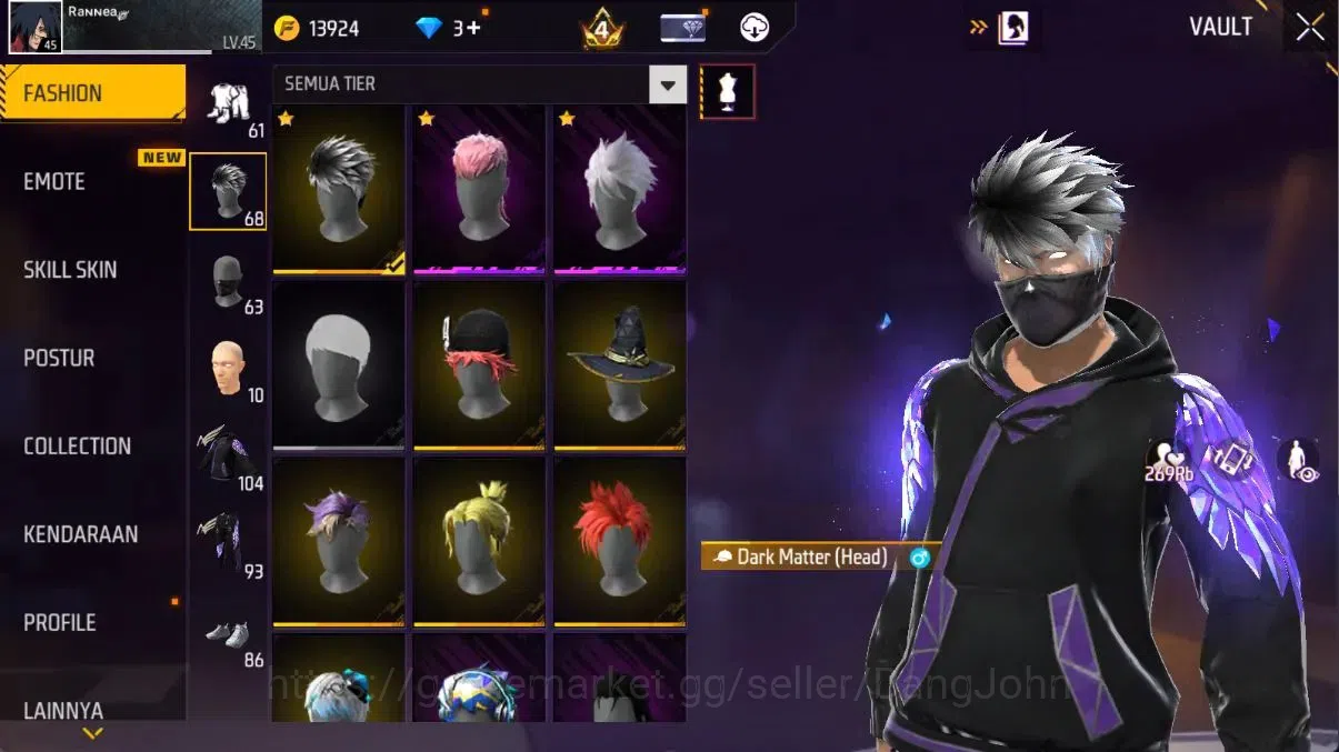 Free Fire Accounts Indonesia | Evo M1014 MIFUYUSAYANG Lv7, M60 Dreamb image 6