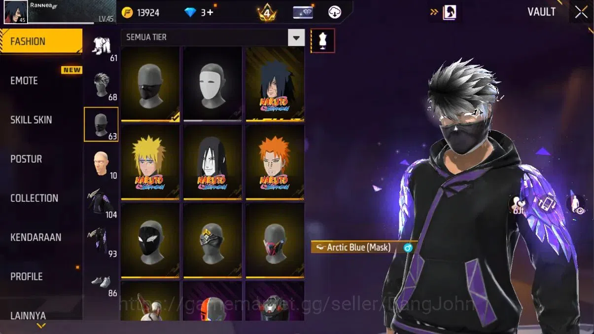 Free Fire Accounts Indonesia | Evo M1014 MIFUYUSAYANG Lv7, M60 Dreamb image 7