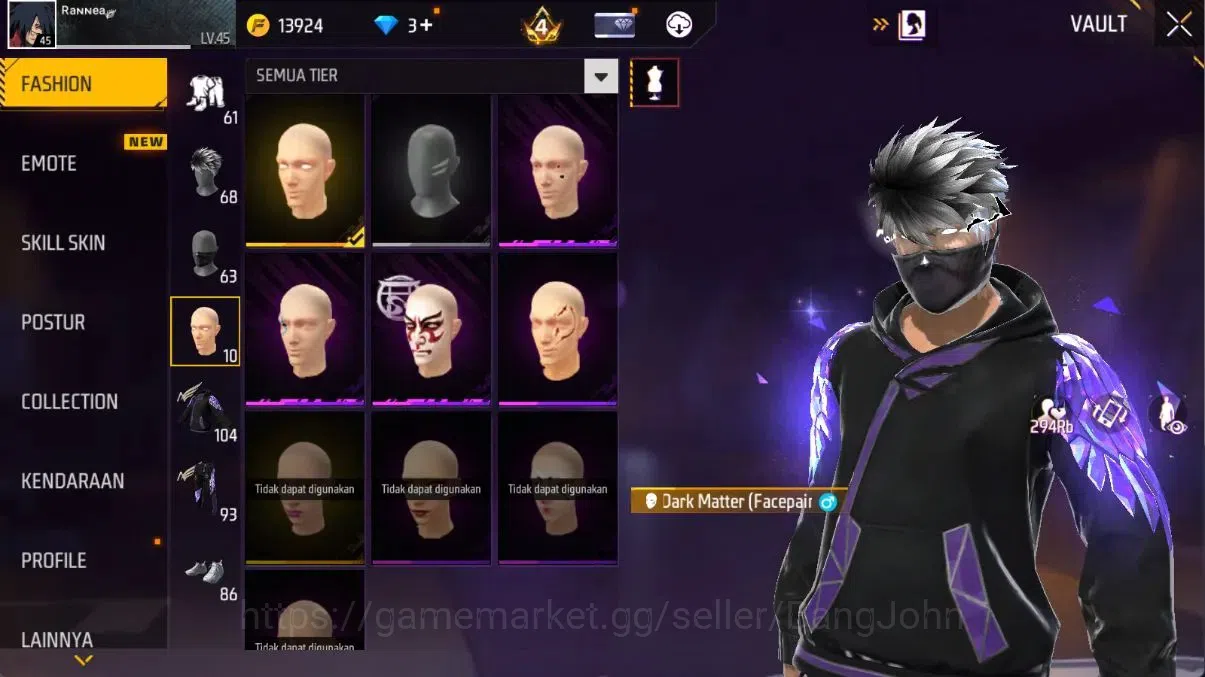 Free Fire Accounts Indonesia | Evo M1014 MIFUYUSAYANG Lv7, M60 Dreamb image 8