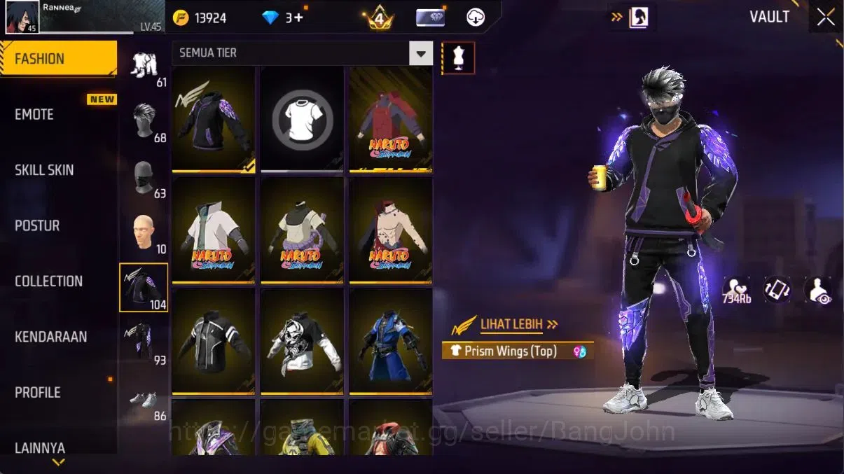 Free Fire Accounts Indonesia | Evo M1014 MIFUYUSAYANG Lv7, M60 Dreamb image 9