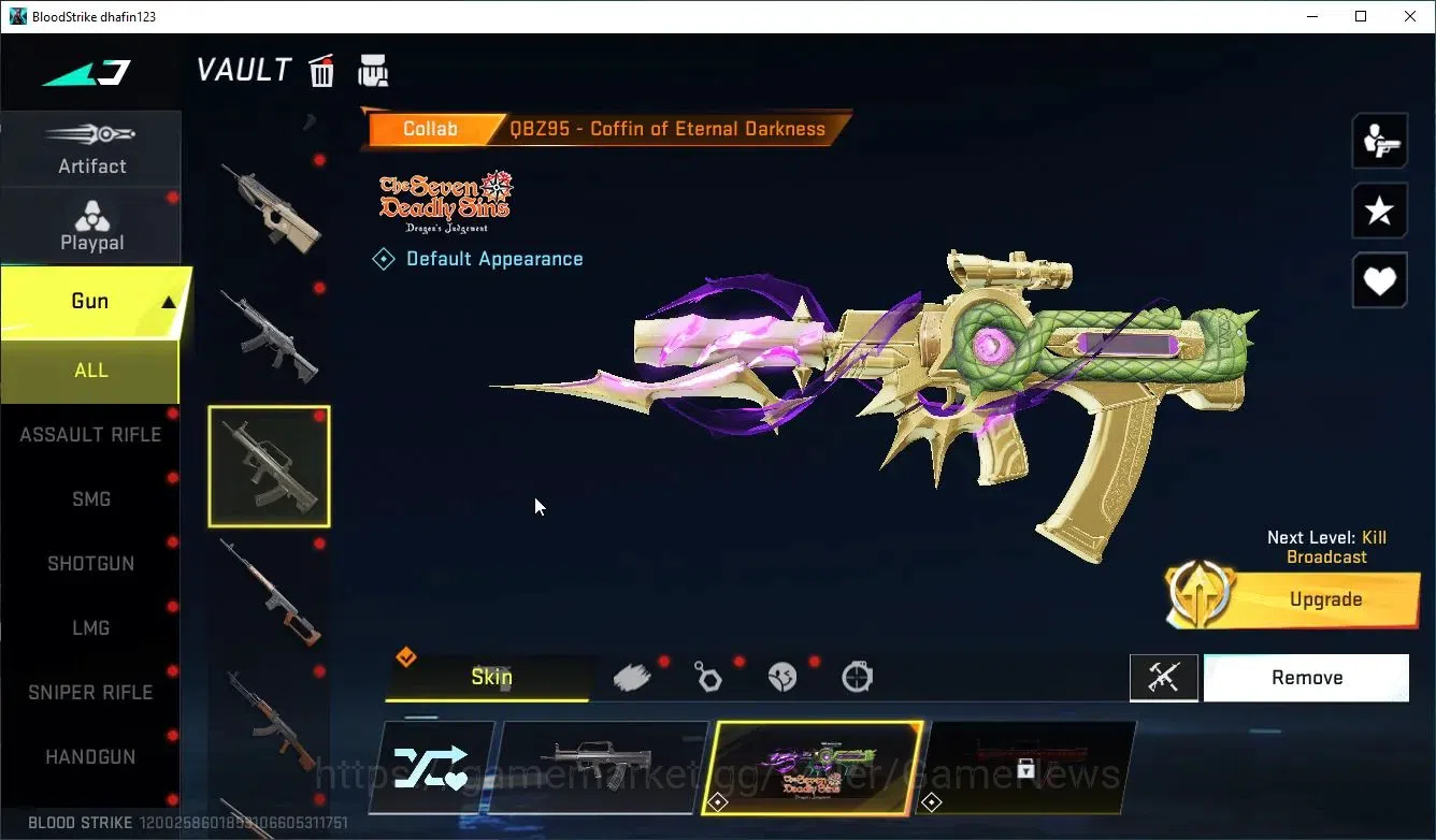 Blood Strike Accounts ASIA|ETERNAL Desert Eagle-Scorpius|Collab 7DS[Play image 11