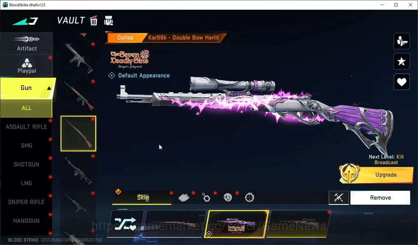 Blood Strike Accounts ASIA|ETERNAL Desert Eagle-Scorpius|Collab 7DS[Play image 12