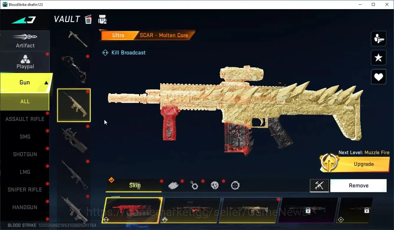 Blood Strike Accounts ASIA|ETERNAL Desert Eagle-Scorpius|Collab 7DS[Play image 16