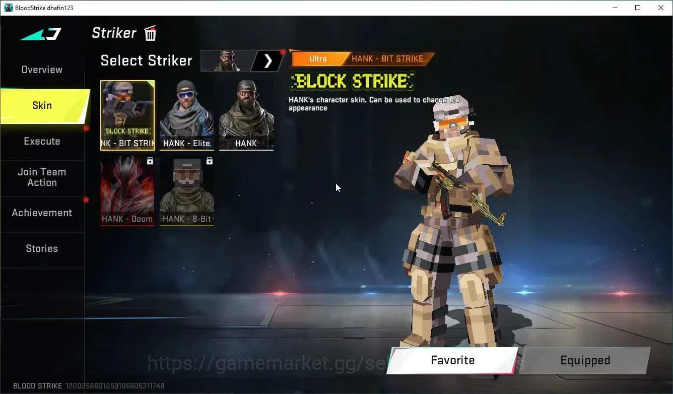 Blood Strike Accounts ASIA|ETERNAL Desert Eagle-Scorpius|Collab 7DS[Play image 4
