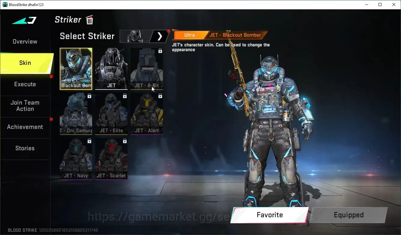 Blood Strike Accounts ASIA|ETERNAL Desert Eagle-Scorpius|Collab 7DS[Play image 5
