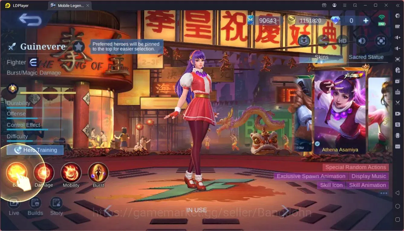 Mobile Legends: Bang Bang Accounts Collector Global|515 Skin|Mega|5 Legend:Saber,Alu,Freya,Gusion|AllStar Moskov|Suyou 1
