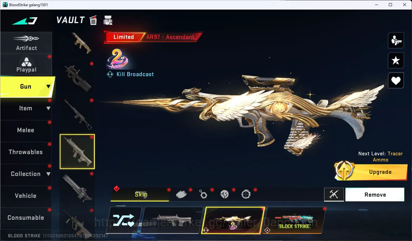 Blood Strike Accounts ASIA|EVOLVED=FAL|COLLAB=KAG-6,M700,AR97,KAR98K,QBZ image 15