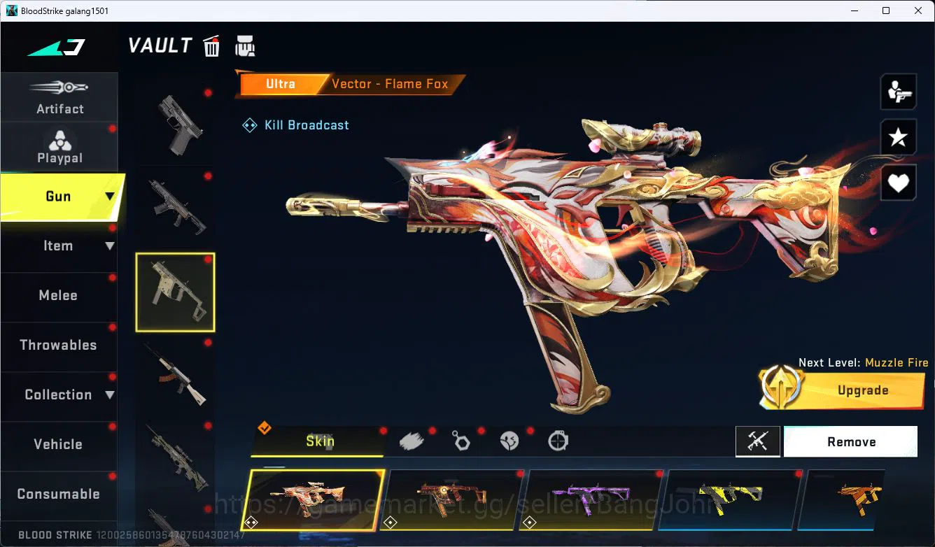 Blood Strike Accounts ASIA|EVOLVED=FAL|COLLAB=KAG-6,M700,AR97,KAR98K,QBZ image 20