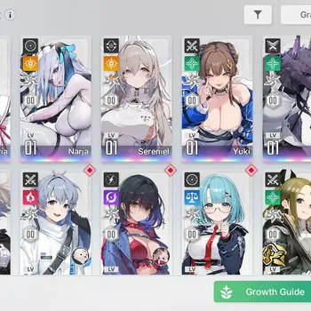 Chaos Zero Nightmare Accounts Global|Lv55|7 SSR (SerenielM2+Sign,Tenebria,Narja,Yuki,Hugo,Magna,Renoa)|2