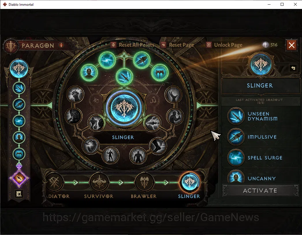 Diablo Immortal Accounts OCE - azmodan|CS ON|Lv60(616)|Demon Hunter|CR 35k| image 11
