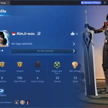 Honor of Kings Accounts Rare Skin Global|33H 23S|2 Legend|1 HonorPass|1 Epic|11 Rare, More |Check SS HOK609B