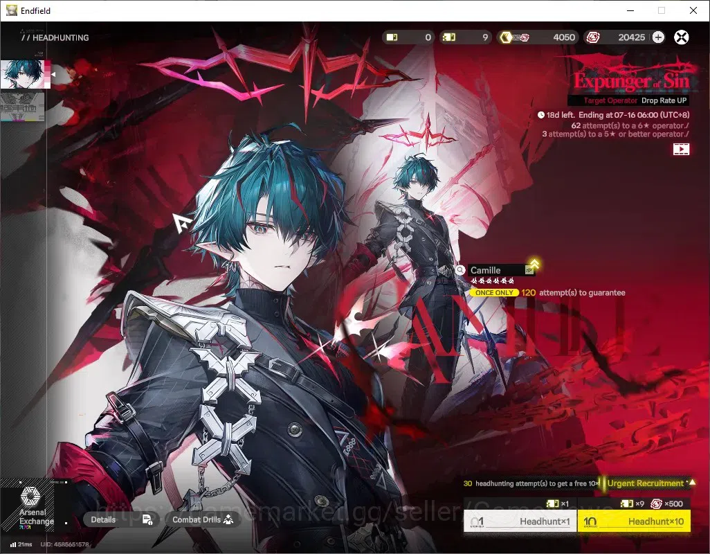 Arknights: Endfield Accounts ASIA|Lv 47|5 SSR (2 Limited) + 8 (*6 Weapon)+1 Sel image 17