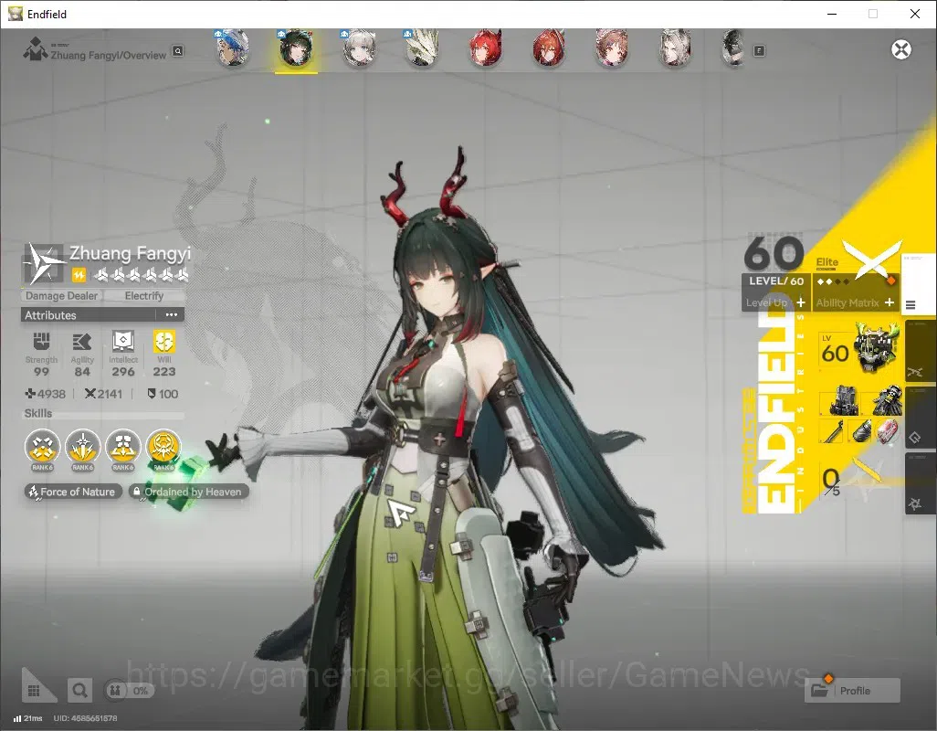 Arknights: Endfield Accounts ASIA|Lv 47|5 SSR (2 Limited) + 8 (*6 Weapon)+1 Sel image 2