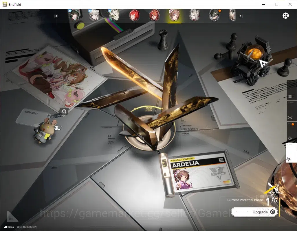 Arknights: Endfield Accounts ASIA|Lv 47|5 SSR (2 Limited) + 8 (*6 Weapon)+1 Sel image 6