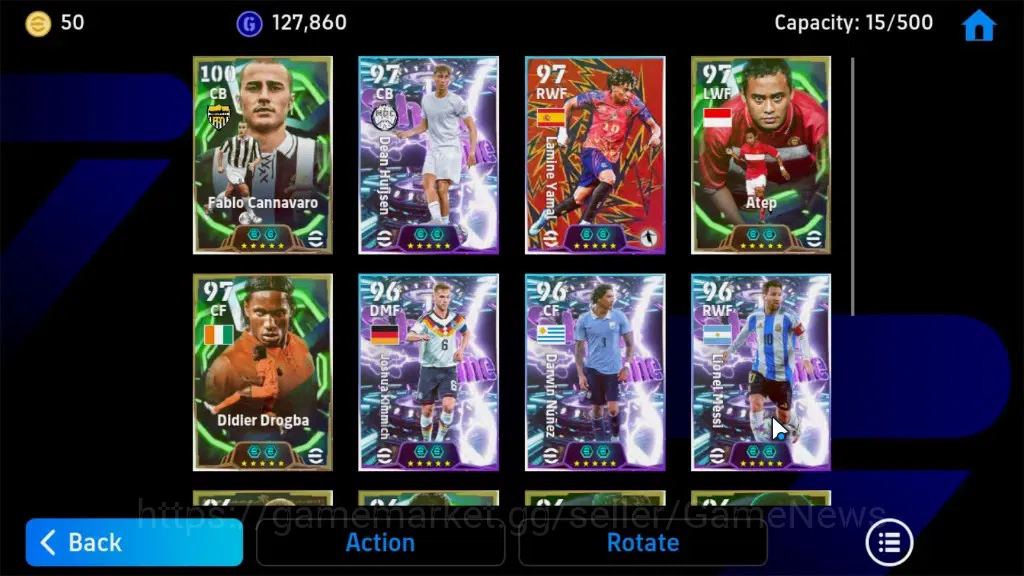 eFootball Accounts Android|Epic Fabio Cannavaro,Atep,Drogba,El-Hadji, image 8