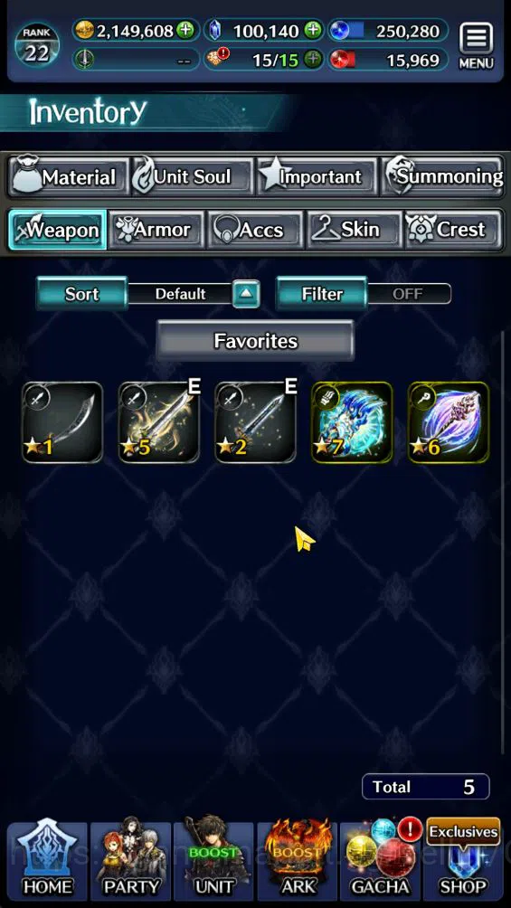 Last Cloudia Accounts GLOBAL|Rank 22|100k Crystal| Collab(Diablo,Hinata image 8