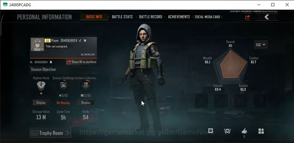 Arena Breakout Accounts MOBILE Lv30|SV 13M|CV 12M| AX50 SS, VSS Squire | S image 11