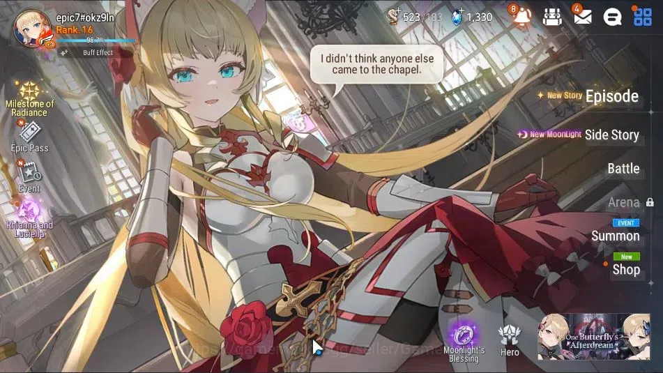 Epic Seven Accounts GLOBAL Unverif|New Era|2 ML(Rhianna&Luciella,LH Ce image 1
