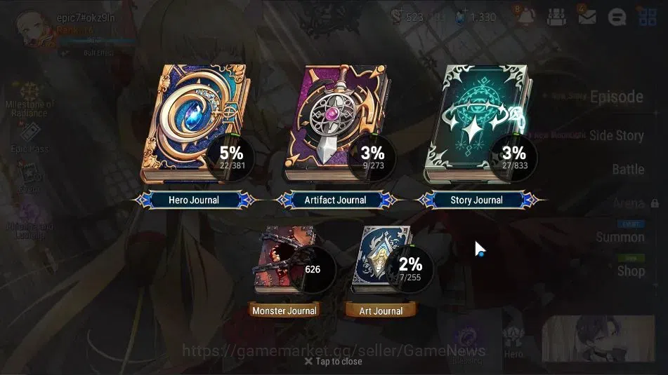 Epic Seven Accounts GLOBAL Unverif|New Era|2 ML(Rhianna&Luciella,LH Ce image 3