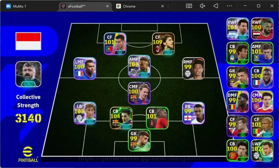 eFootball Accounts Android|PW 3140|Epic Dlouv,hazzard|Bigtime Ibra, M image 3