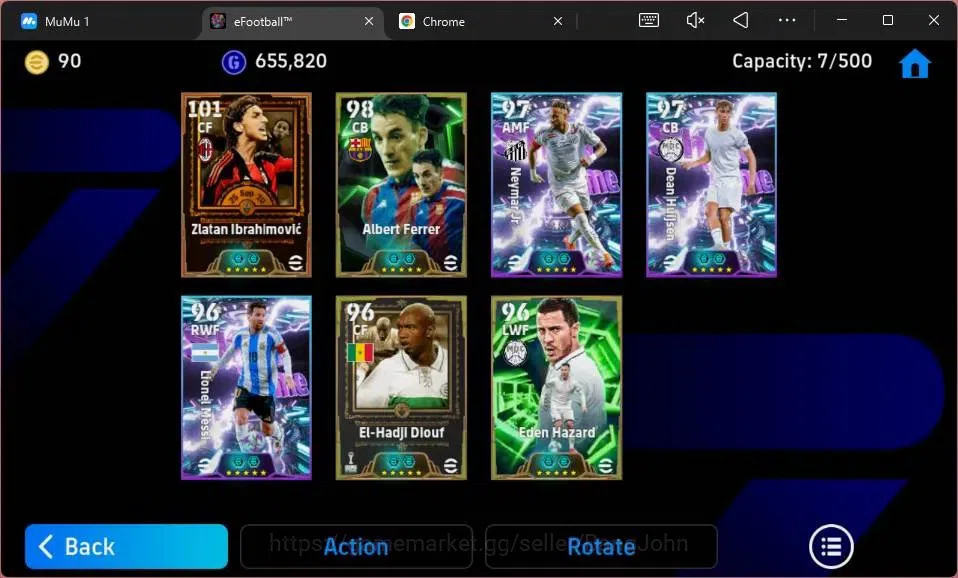 eFootball Accounts Android|PW 3140|Epic Dlouv,hazzard|Bigtime Ibra, M image 4
