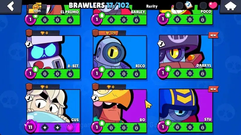 Brawl Stars Accounts 1005 Trophy|17 Brawlers 3 Max Lv [Edgar,Gus,Shelly image 5