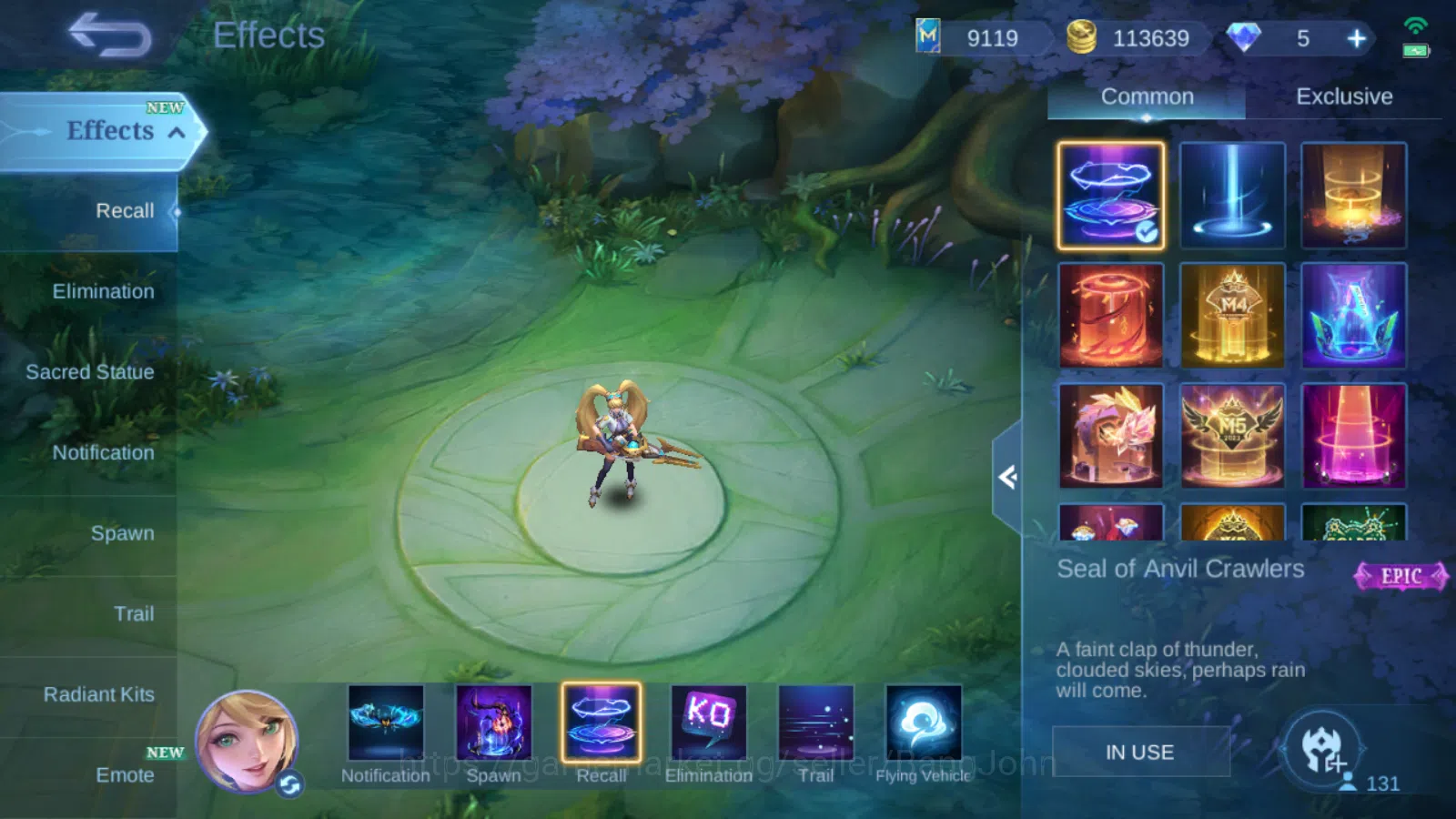Mobile Legends: Bang Bang Accounts Others Hero 131 , Skin 278 ,  Prime (Claude, Granger ,Yu Zhong) , Naruto Lukas ,Luckybox 15