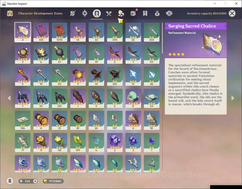Genshin Impact Accounts ASIA|AR 57|PreTeam Frezee [Skirk1,Escoffier,Furina image 11