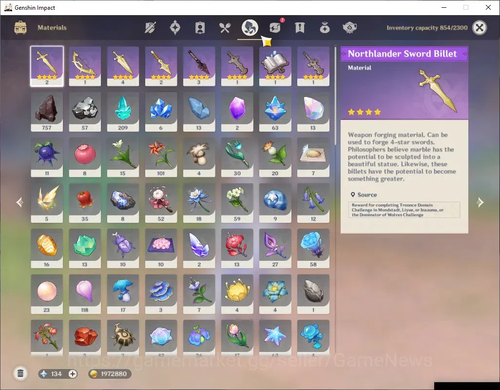 Genshin Impact Accounts ASIA|AR 57|PreTeam Frezee [Skirk1,Escoffier,Furina image 12