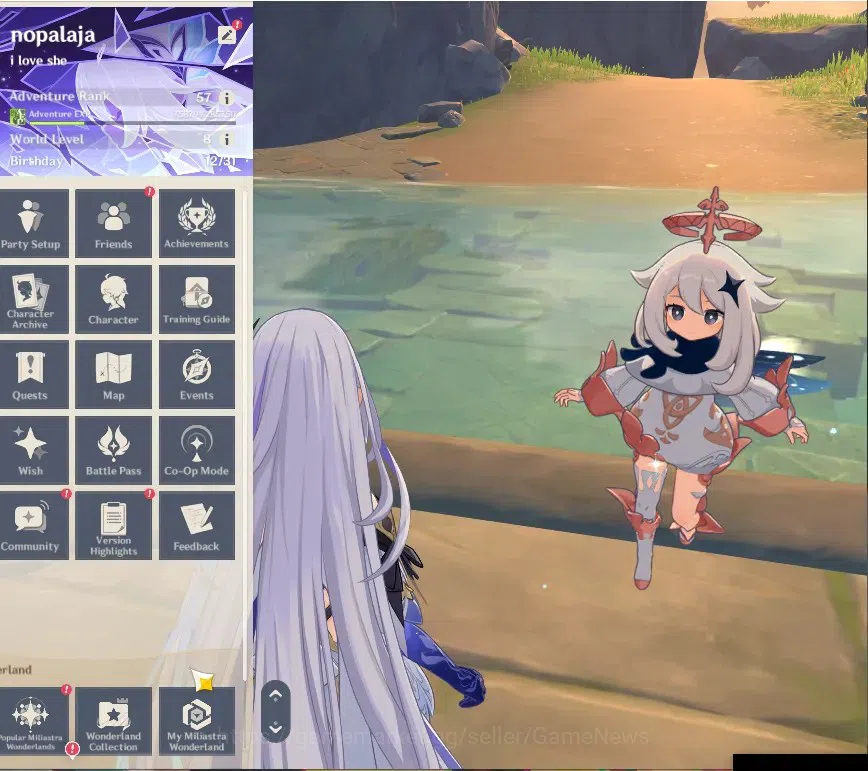 Genshin Impact Accounts ASIA|AR 57|PreTeam Frezee [Skirk1,Escoffier,Furina image 2