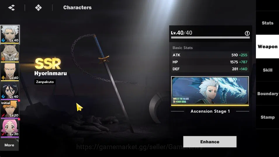 BLEACH: Soul Resonance Accounts Nuverse SEA|Lv 22 3 SSR (Toshiro+Sign,Sajin,Ikkaku image 9