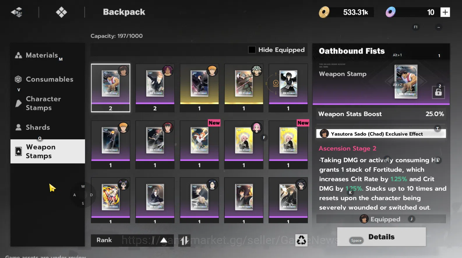 BLEACH: Soul Resonance Accounts Sv SEA Nuverse |Lv27|3 SRR(Ichigo+Sign,Kisuke+Sign image 6